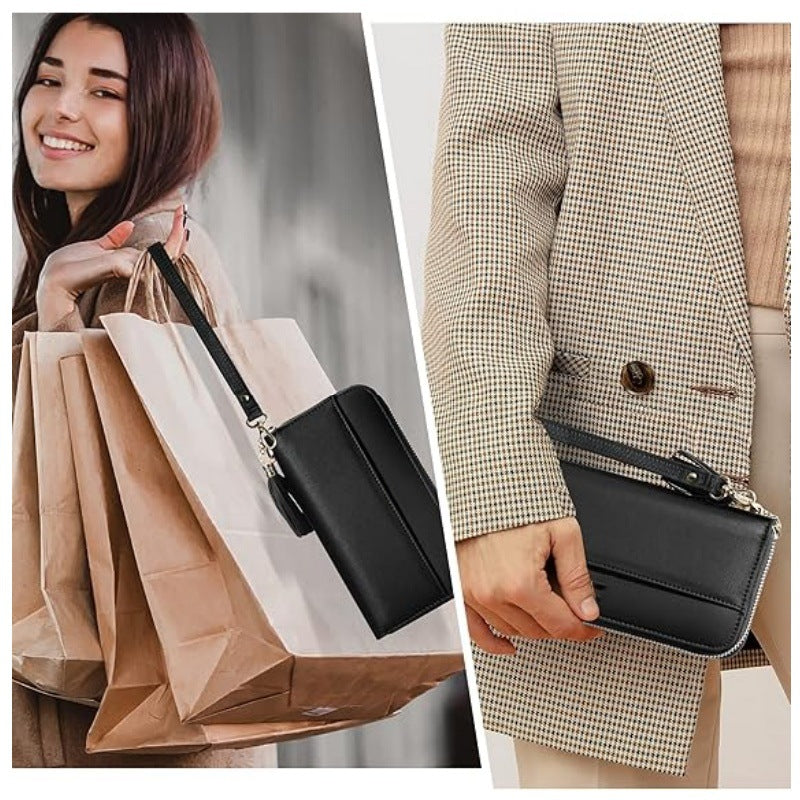 Elegant wallet with practical zipper and card slots Kalsten