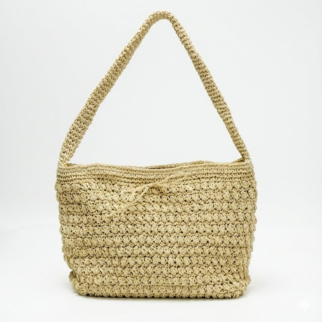 Fashionable Macrame Shopper Bag Kalsten
