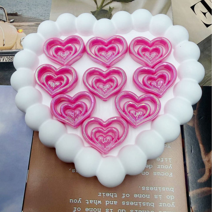 Decorative Heart-Shaped Resin Candle Holder kalsten