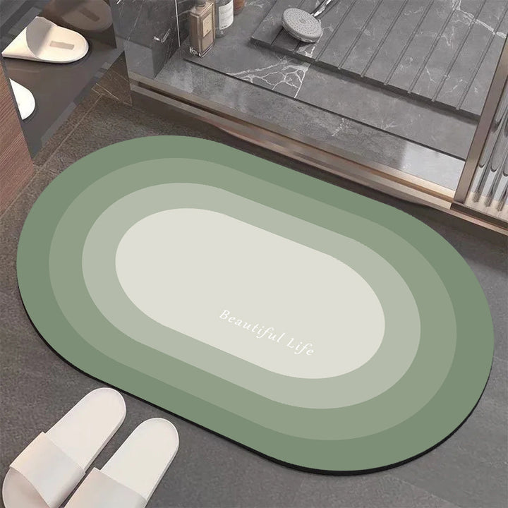 Modern Layered Bathroom Mat Kalsten