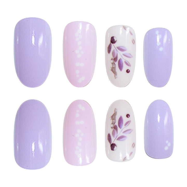 Elegant Floral Design Press-On Nails Kalsten