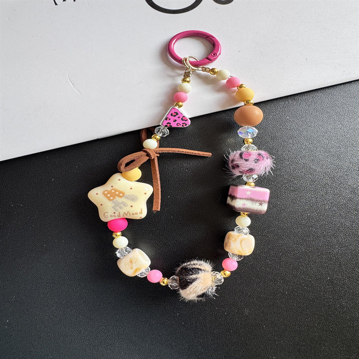 Decorative Beaded Charm Keychain Kalsten 1790135945