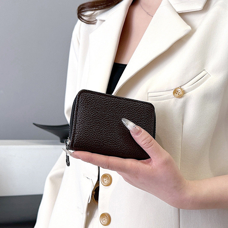 Textured Zip Wallet