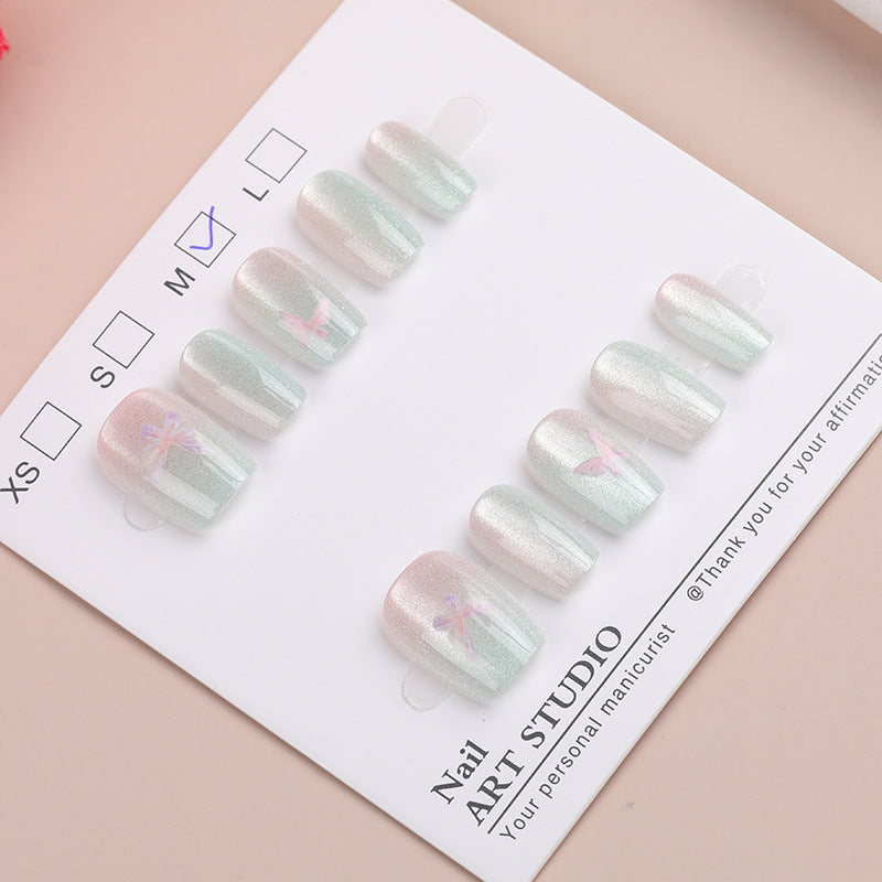 Shimmering Dragonfly Design Press-On Nails Kalsten