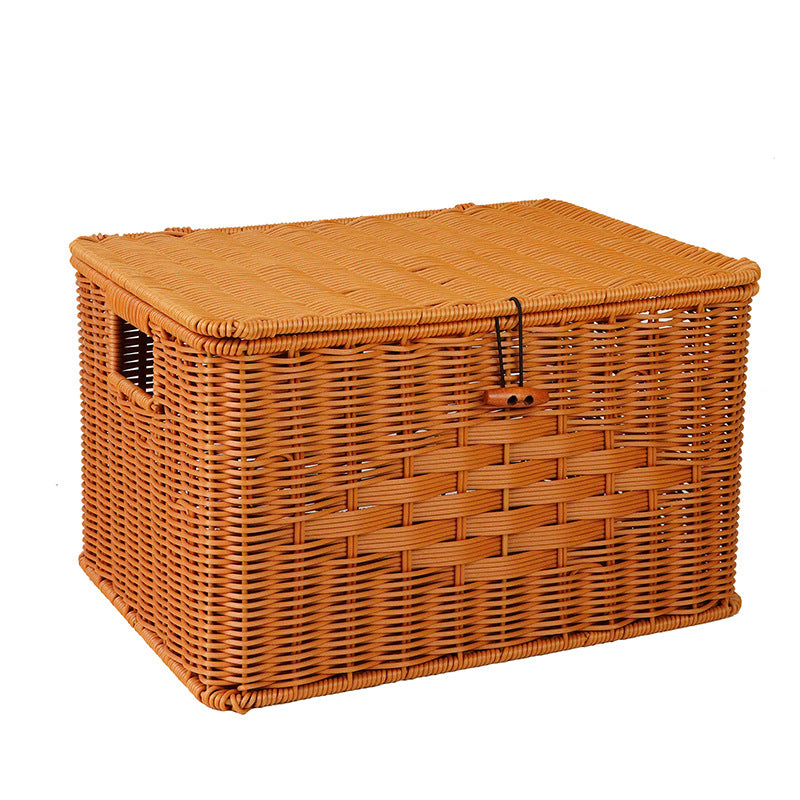 Versatile Natural Woven Storage Chest Kalsten