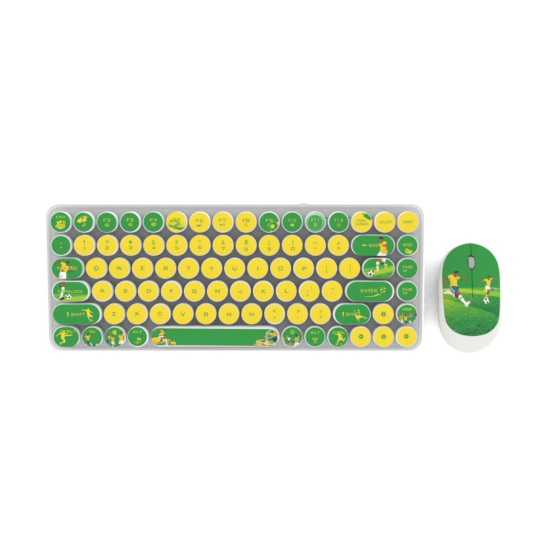 Retro-Design Keyboard and Mouse Set Kalsten