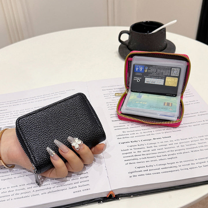 Textured Zip Wallet
