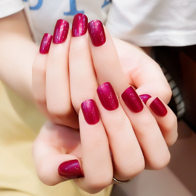 Glossy Gel Nail Extensions Kalsten