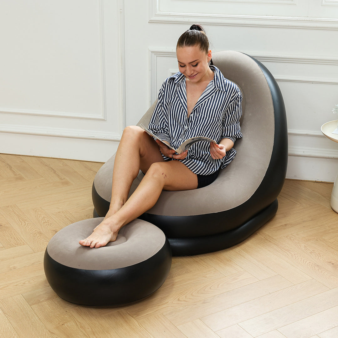Women's Inflatable Comfort Sofa with Ergonomic Backrest Kalsten