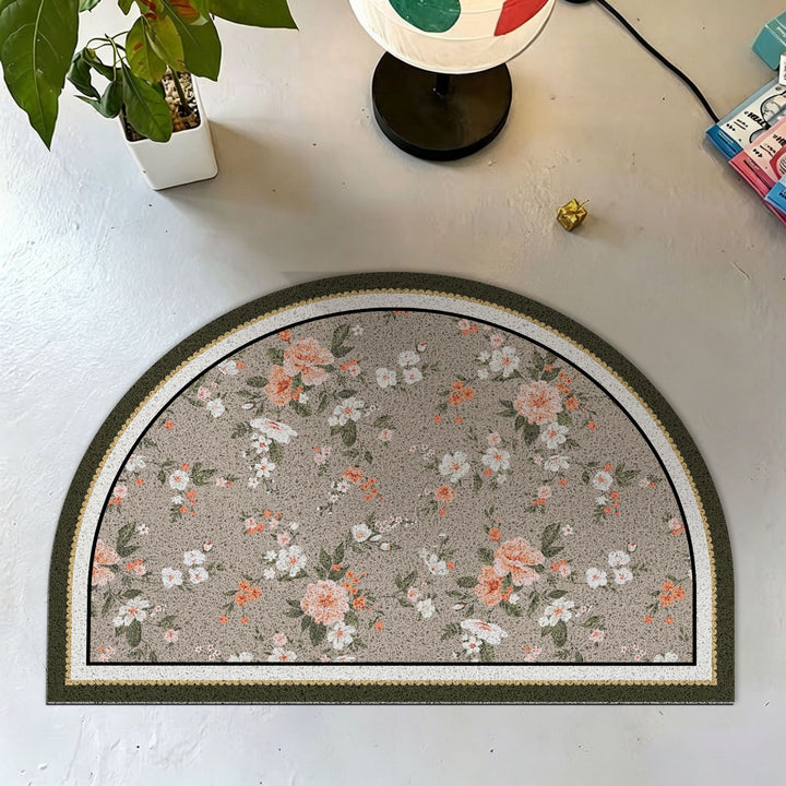 Floral Pattern Area Mat