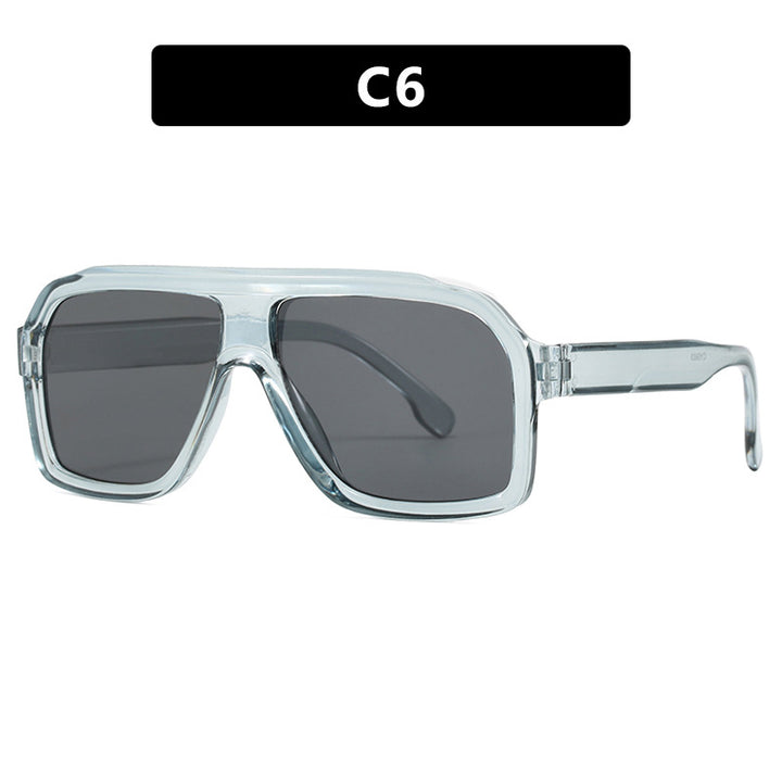Women's large square sunglasses in a modern design with a sturdy frame Kalsten