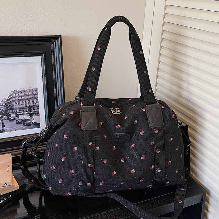 Playful Floral Travel Duffel Bag