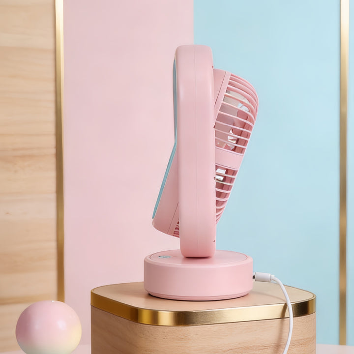 Women's Portable Table Fan with Stylish Housing and Effective Air Circulation Kalsten