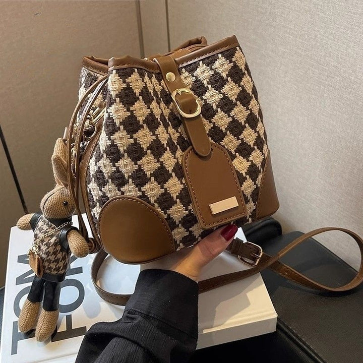 Stylish Knit Bucket Bag Kalsten