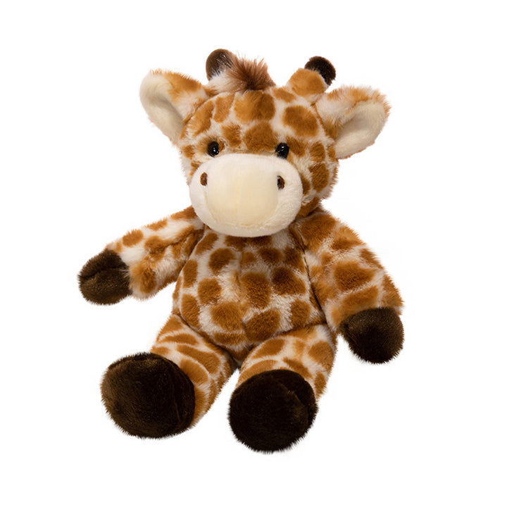 Plush Cow Cuddle Companion with Soft Faux-Fur, Embroidered Face & Huggable Snout Kalsten