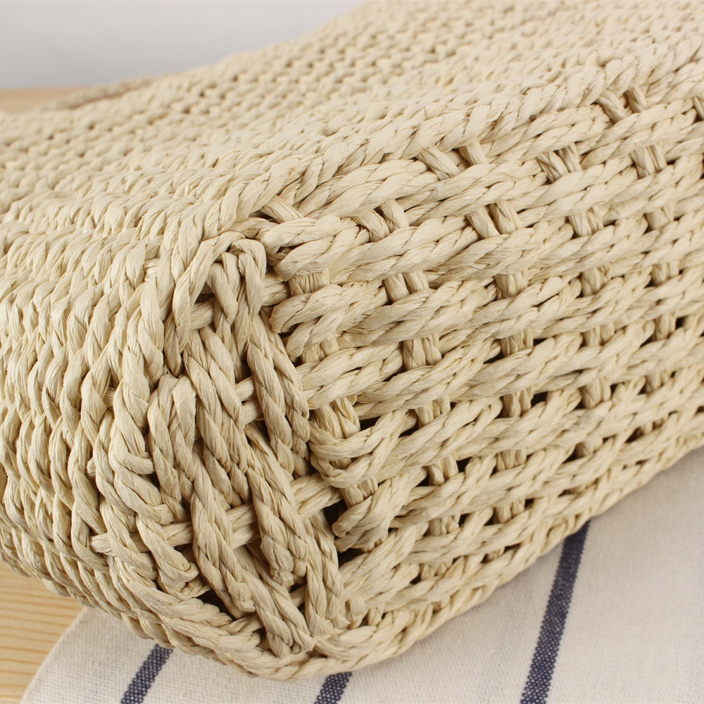 Net shopping bag made of natural woven wicker Kalsten