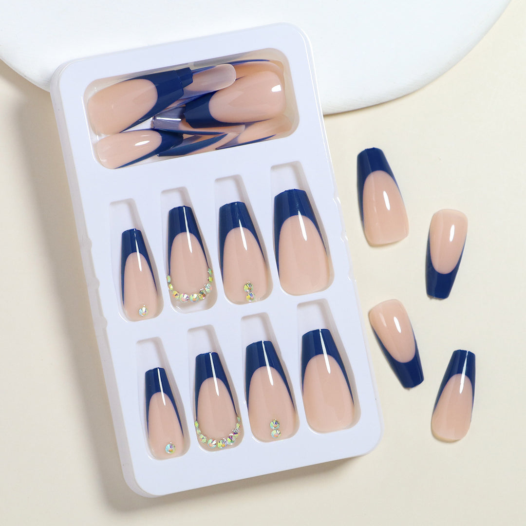 Premium French Tip Press-On Nail Set Kalsten