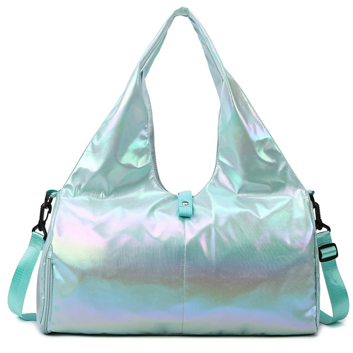 Iridescent Multi-Pocket Travel Tote Bag Kalsten