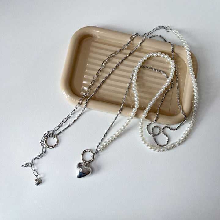 Heart-Designed Beaded Eyewear Chain Kalsten