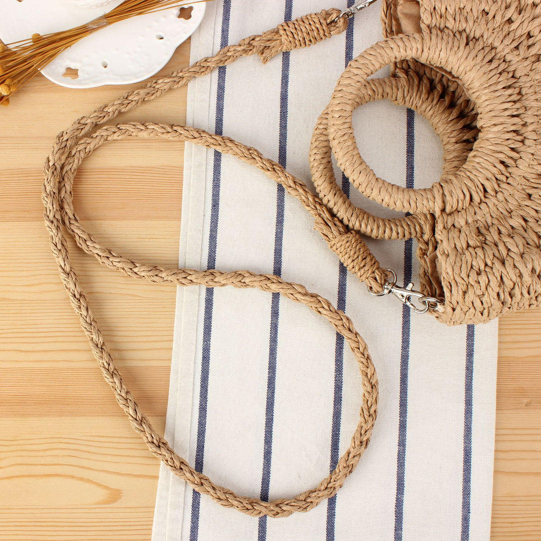 Shoulder Bag Made of Hand-Woven Basketry Kalsten
