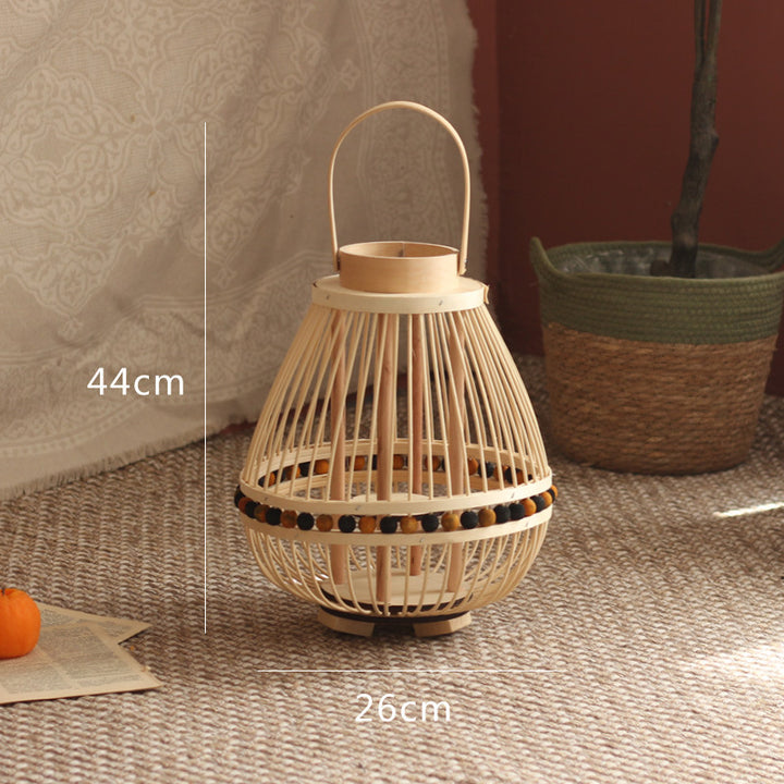 Handcrafted lantern made from natural materials Kalsten