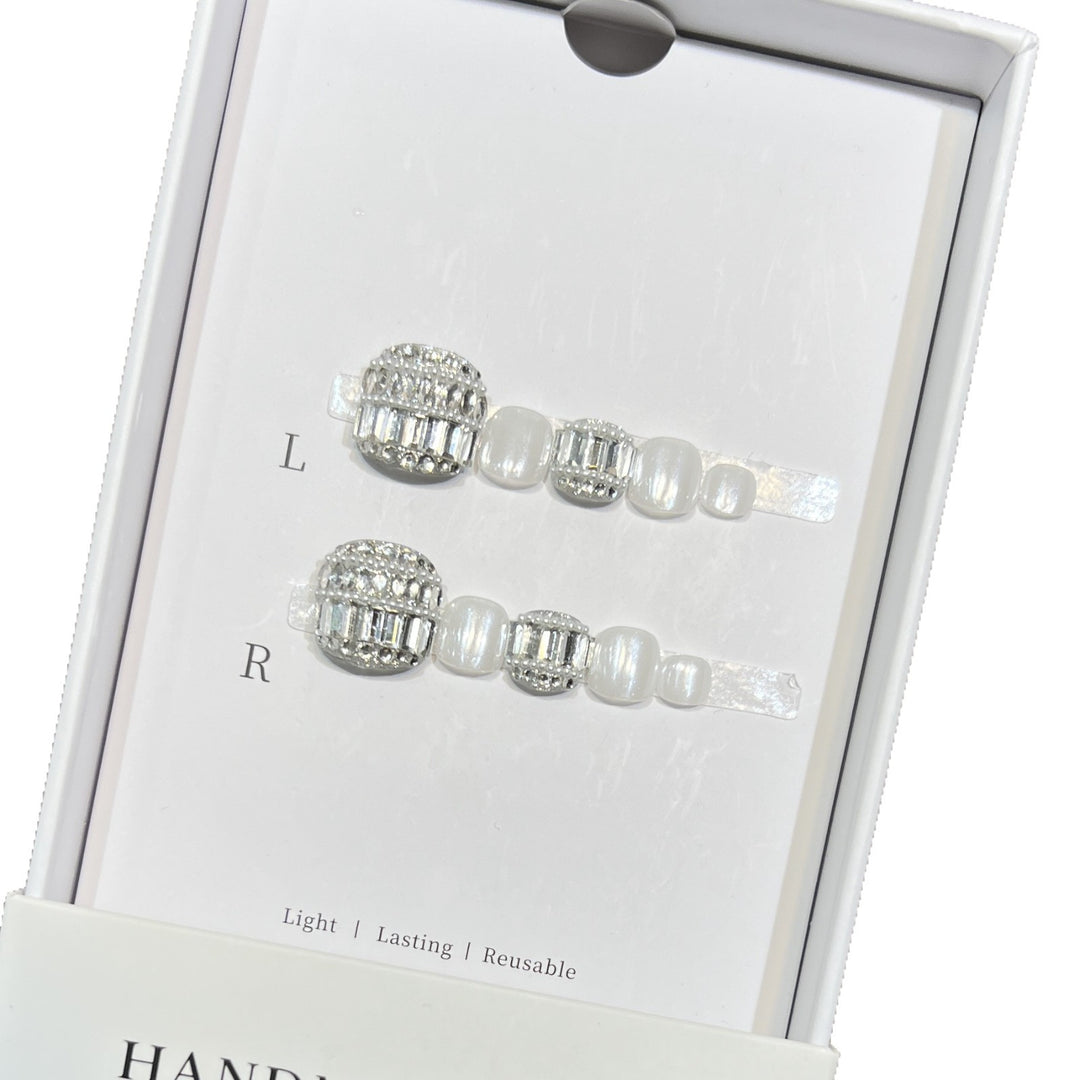 Decorative Crystal-Embellished Hair Clip Set Kalsten