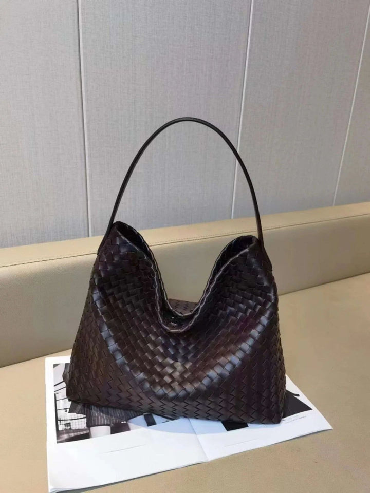 Oversized Woven Hobo Bag Kalsten
