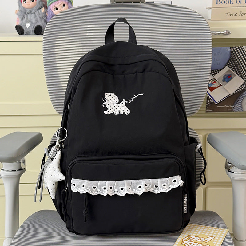 Stylish Embroidered Animal-Themed Backpack Kalsten