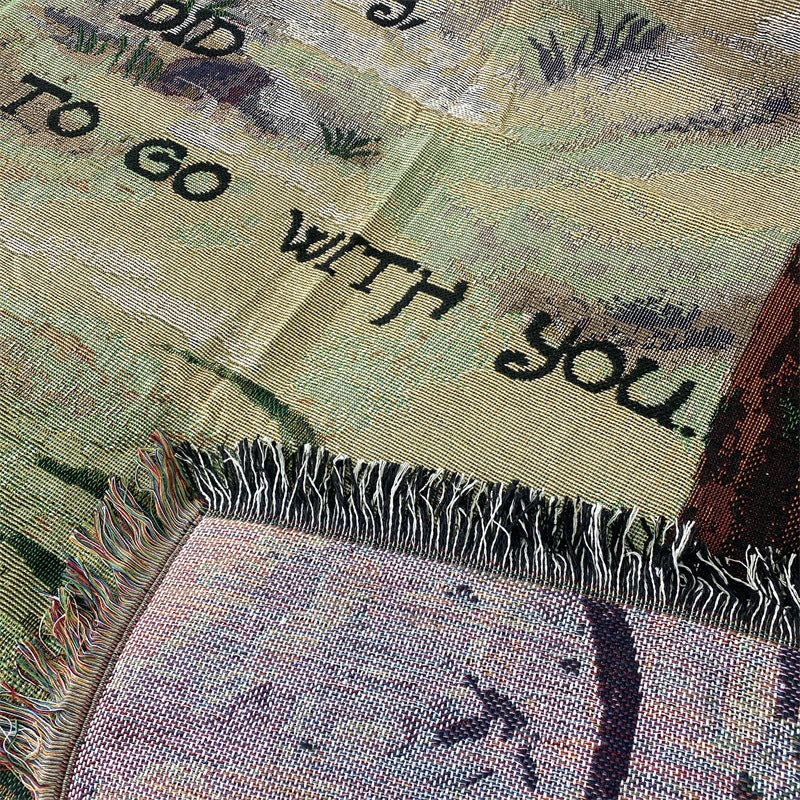 Inspirational Tapestry Throw Blanket