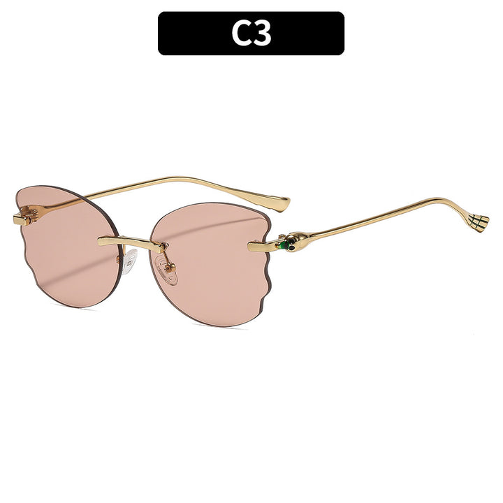 Artistic Floral Frame Sunglasses