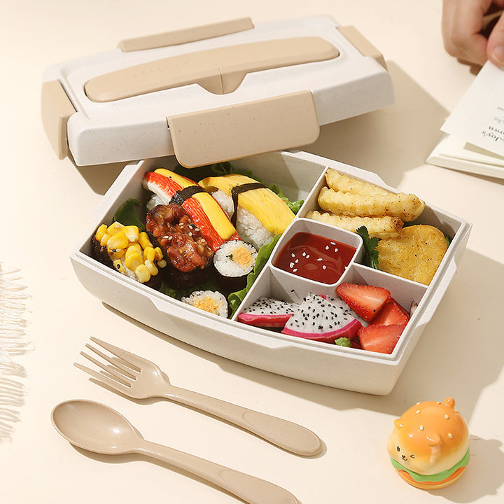 Airtight Multi-Compartment Food Storage Container