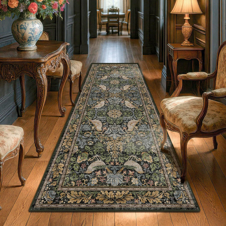 Elegant Vintage-Inspired Runner Rug
