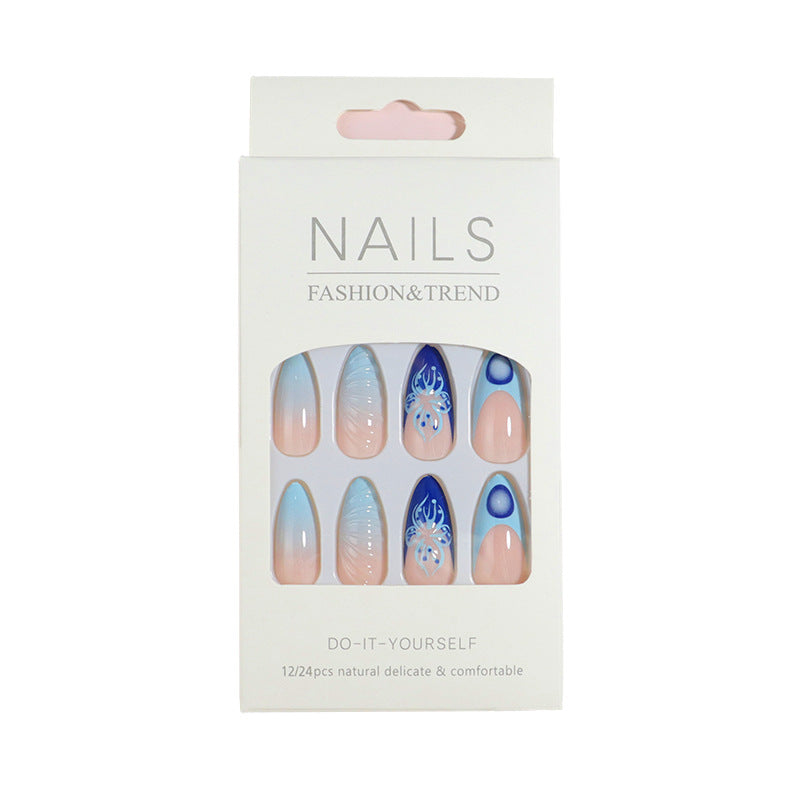 DIY Artistic Press-On Nail Set Kalsten