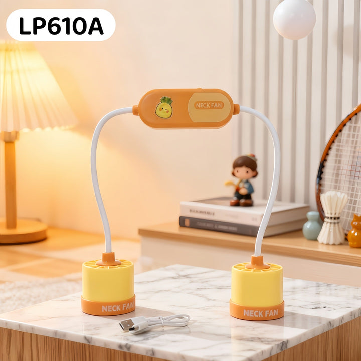 Ladies Portable Neck Fan with Ergonomic Design and Cooling Function Kalsten