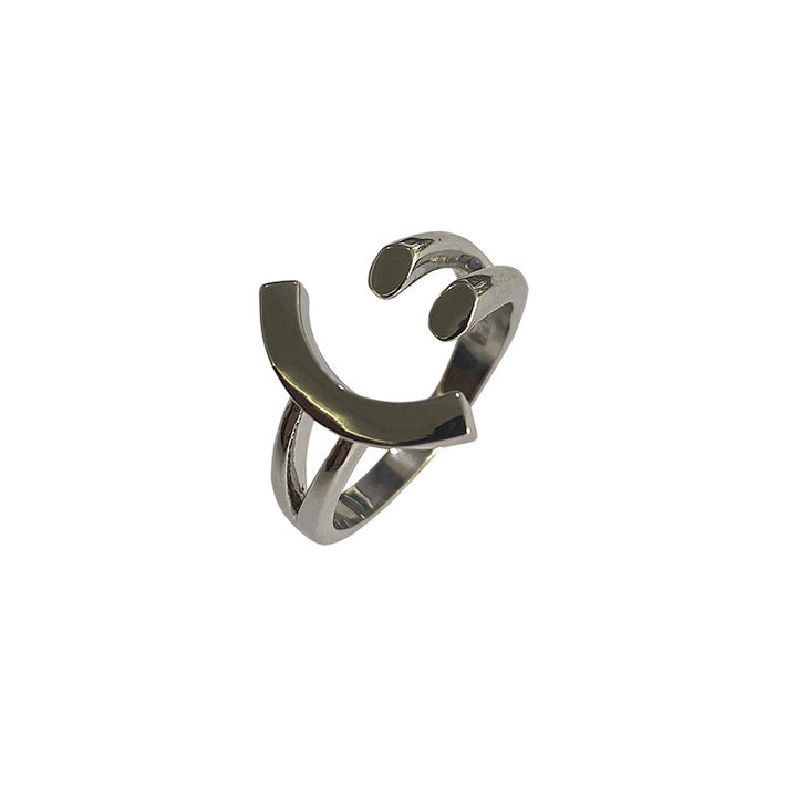 Adjustable Smiley Face Ring Kalsten