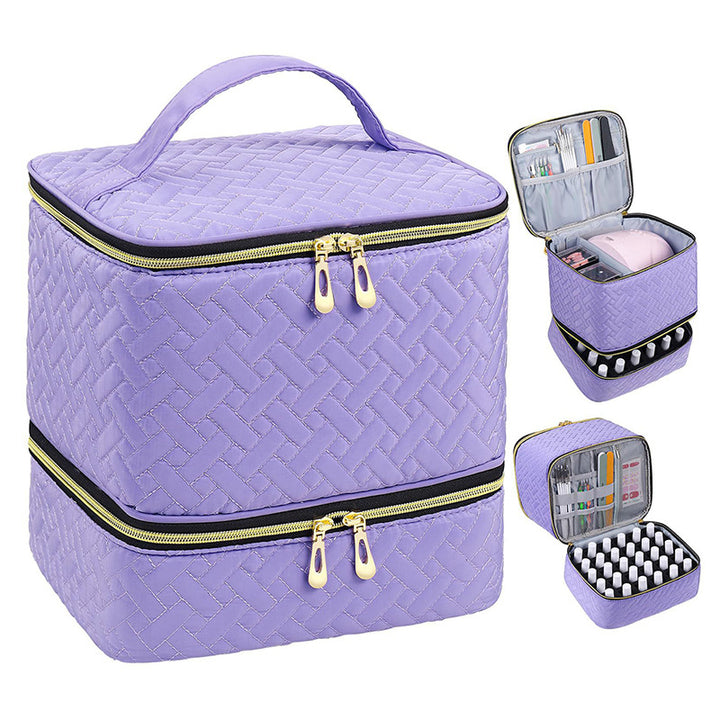 Cosmetic storage bag with multiple compartments Kalsten