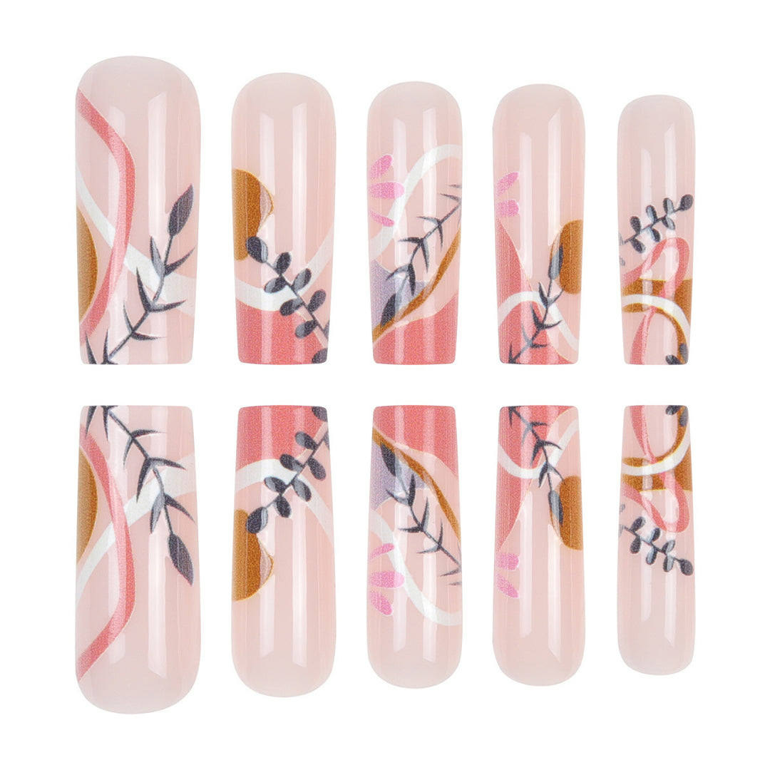 Floral Art Press-On Nails Kalsten