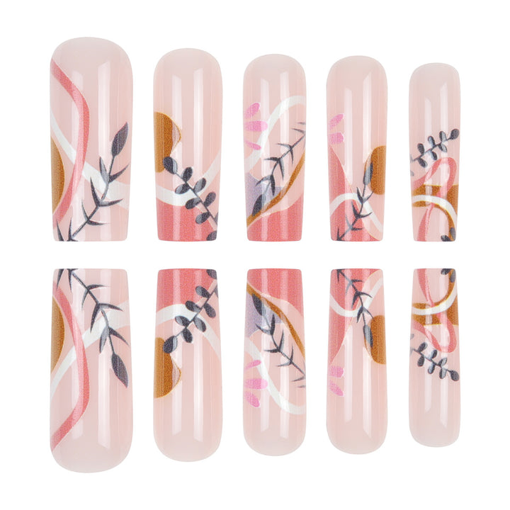 Floral Art Press-On Nails Kalsten