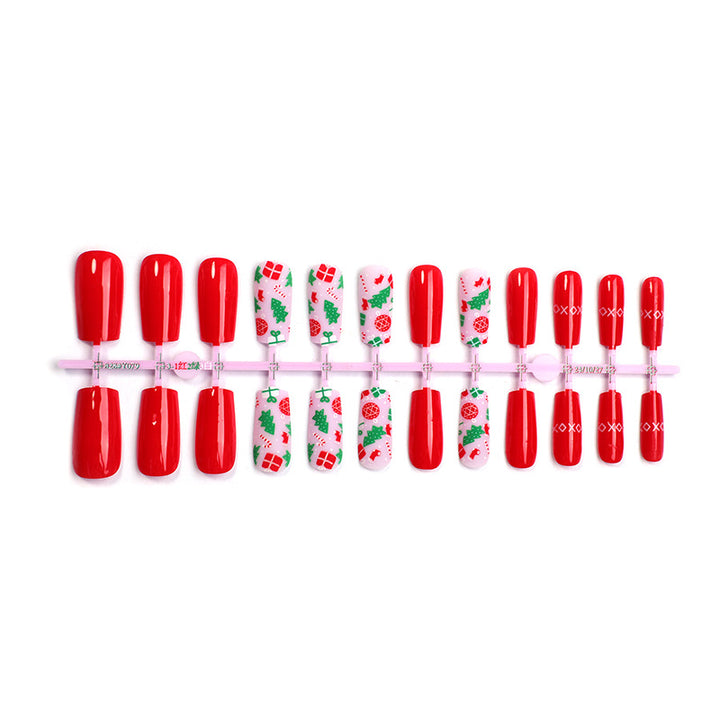 Holiday-Themed Press-On Nail Set Kalsten