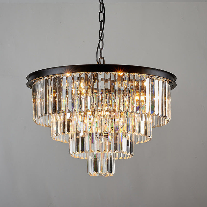 Crystal Tiered Chandelier