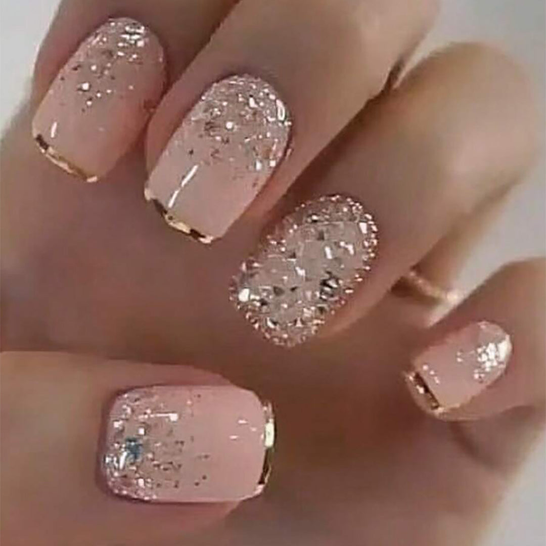 Glamorous Glitter Nail Art Kalsten