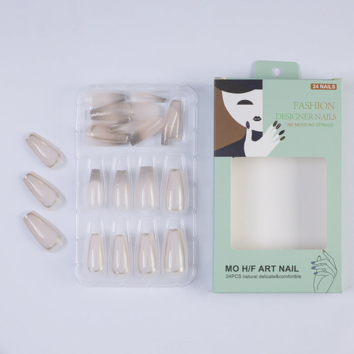 Artificial nails with elegant glitter accents Kalsten