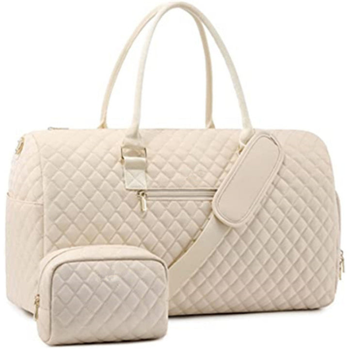 Quilted Weekender Duffle Bag Kalsten