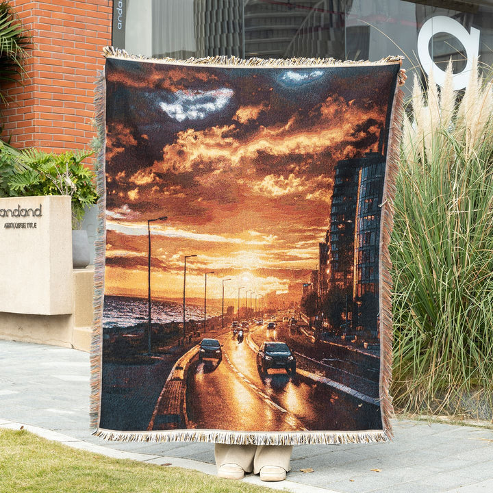 Scenic Landscape Tapestry Blanket