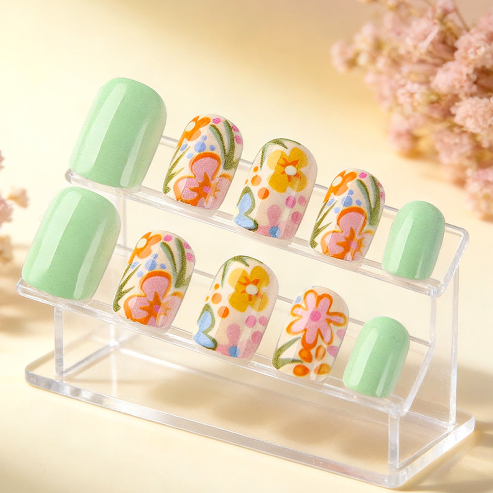 Floral Abstract Nail Art Kalsten