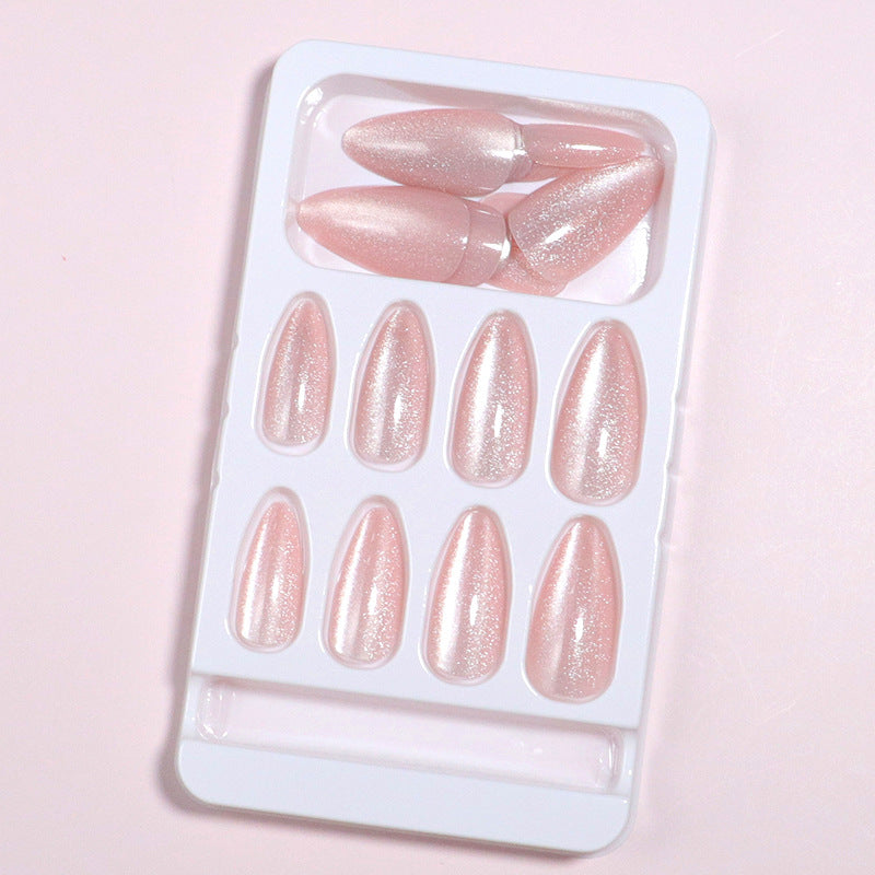 Premium Sparkling Almond-Shaped Press-On Nails Kalsten