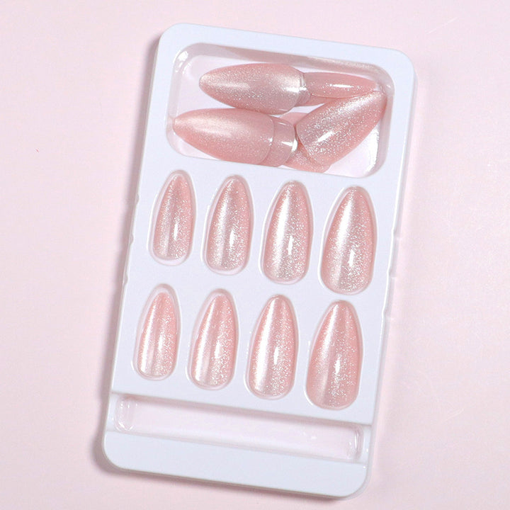 Premium Sparkling Almond-Shaped Press-On Nails Kalsten