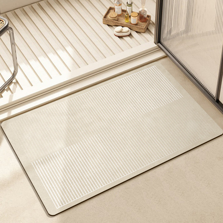 Modern Textured Bath Mat Kalsten