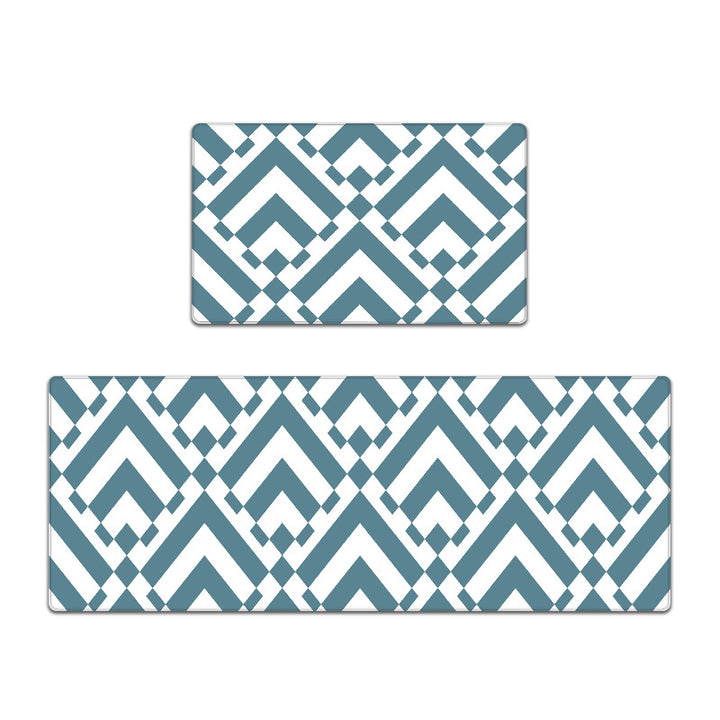 Geometric Pattern Kitchen Mat Set Kalsten 1791538328