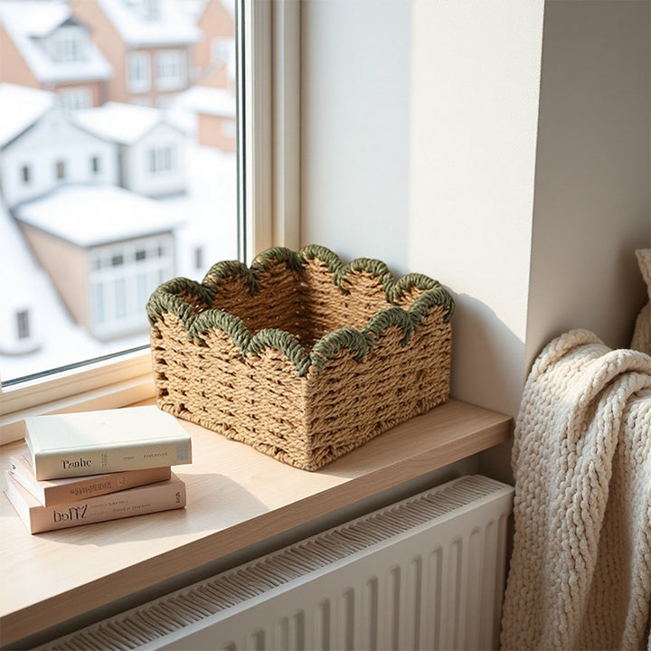 Handcrafted decoration basket Kalsten